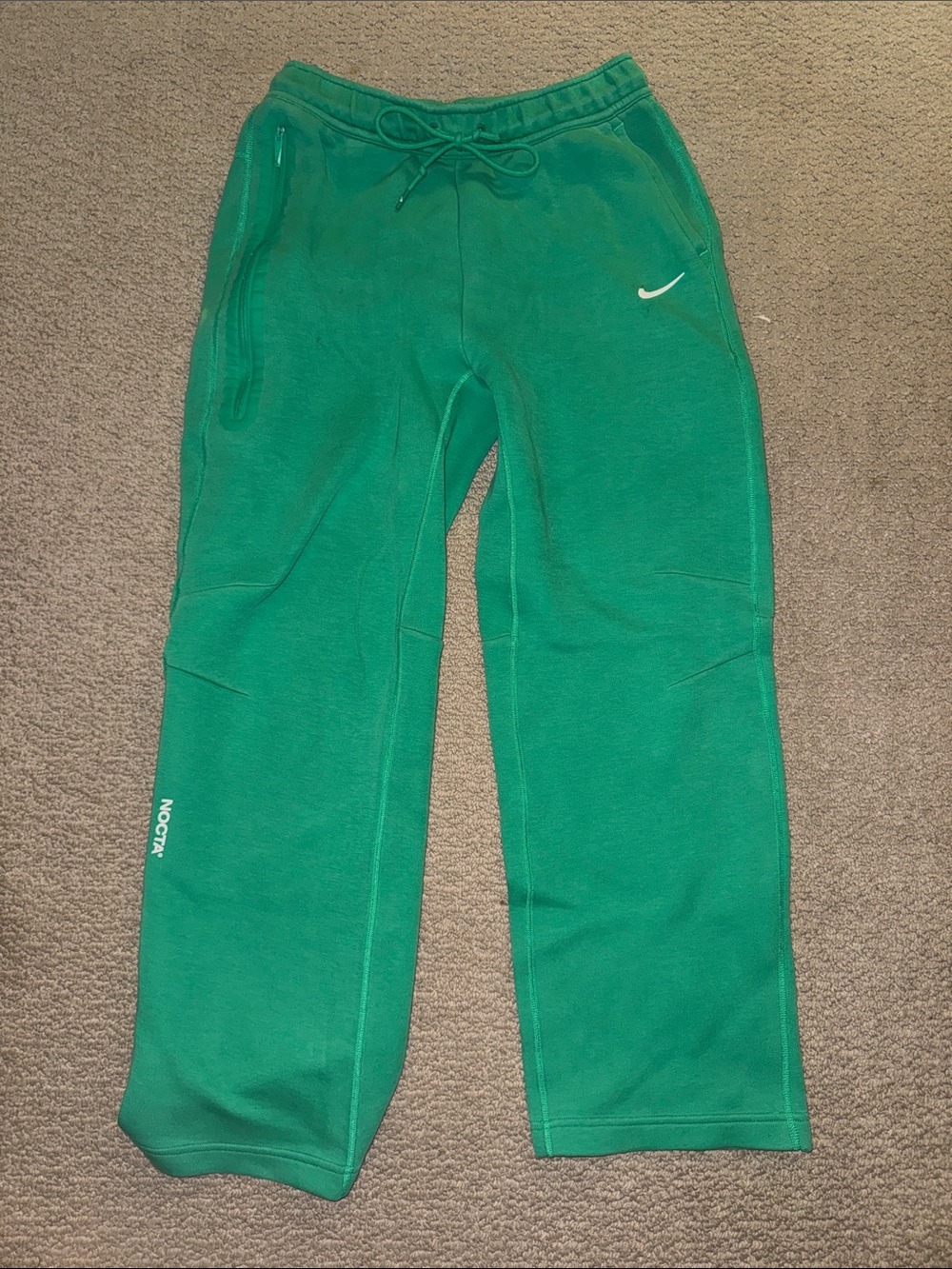 Nike x NOCTA Tech Fleece Open Hem Pants Stadium Green